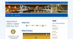 Desktop Screenshot of jolietrotary.com